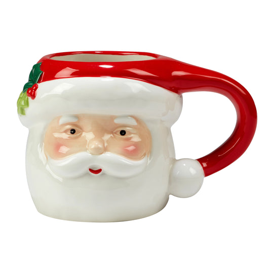 Holiday Magic - Santa 3-D Santa Mug 20 oz. - Christmas