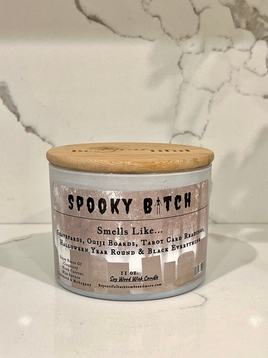Spooky Bitch Halloween Candle