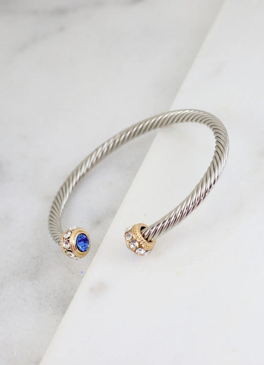 Kern Cable Bracelet Blue