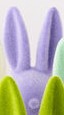 Flocked Button 16" Easter Bunny