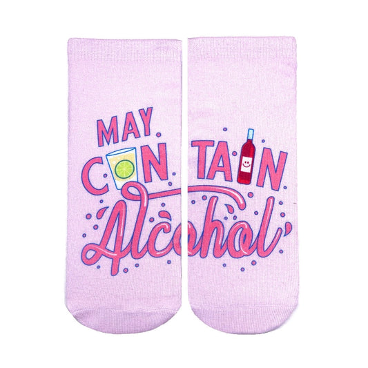 May Contain Alcohol Ankle Socks