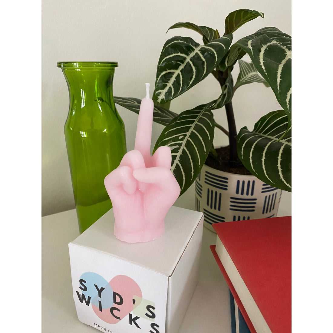 Middle Finger Candle Small