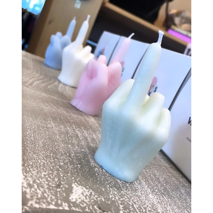 Middle Finger Candle Small
