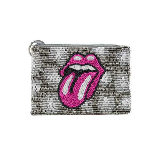 Mouth Coin Purse in Pewter