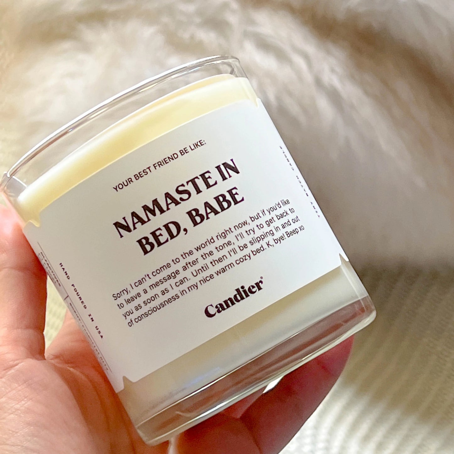 Namaste In Bed, Babe Candle