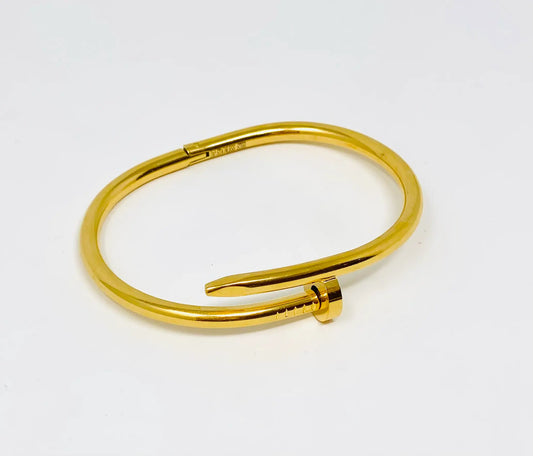 Nail Bracelet - Gold