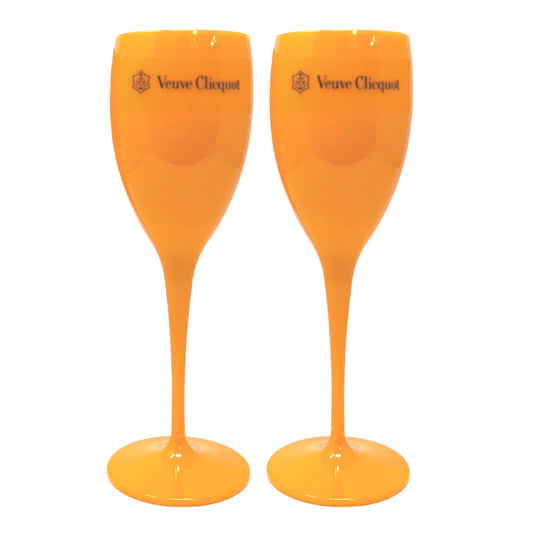 Orange or Pink Champagne Flute