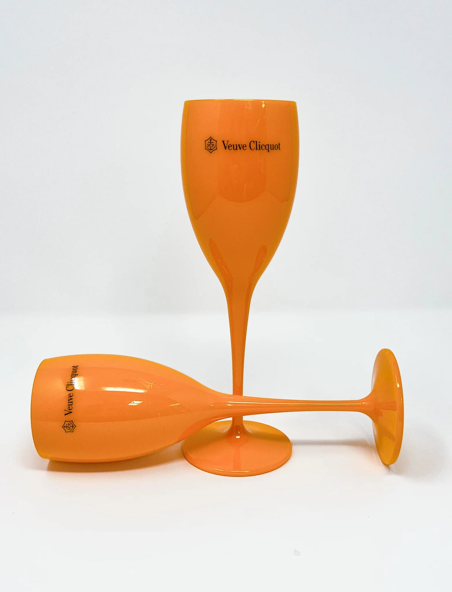 Orange or Pink Champagne Flute