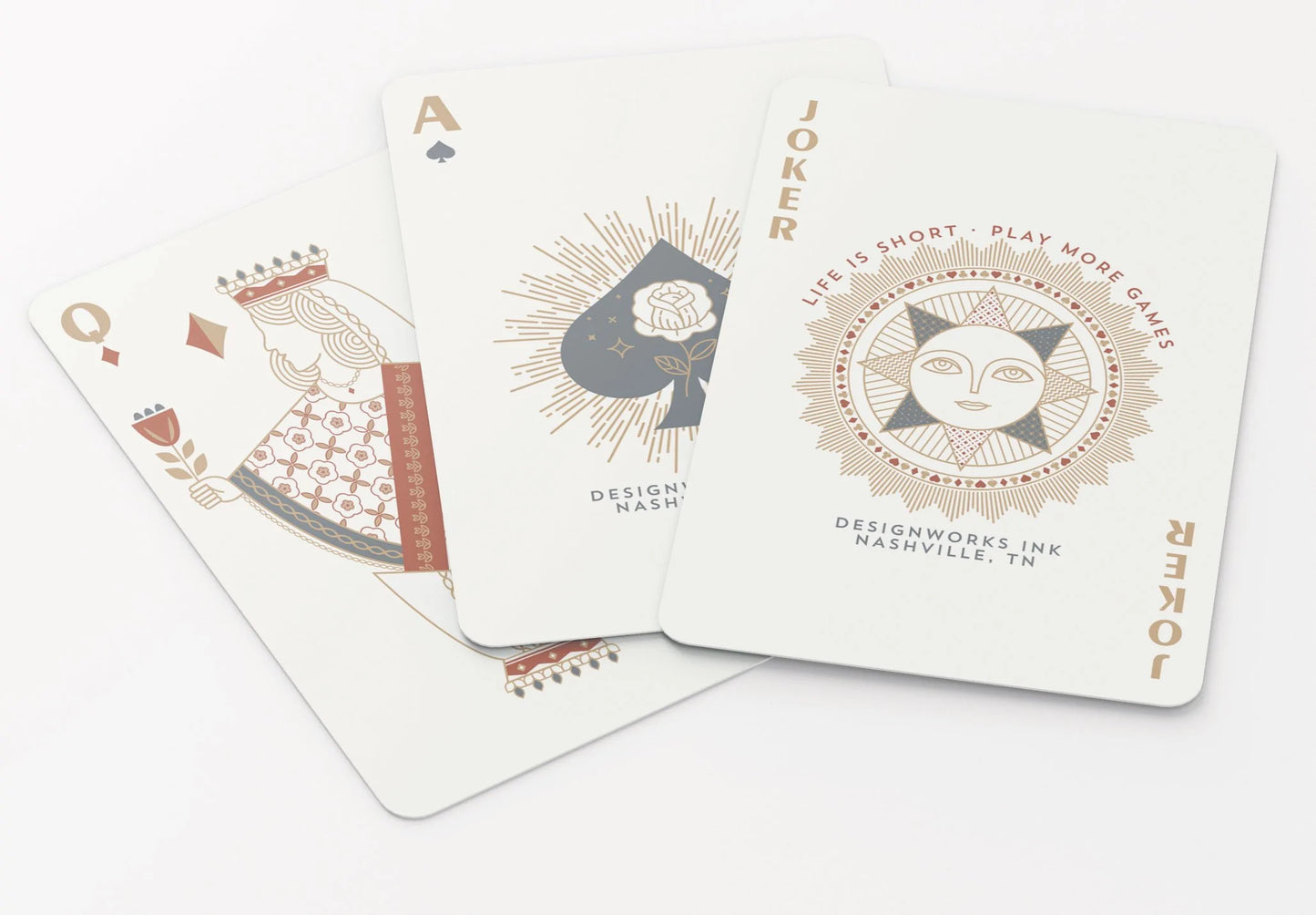 Playing Deck of Cards - Fortune Favors The Brave