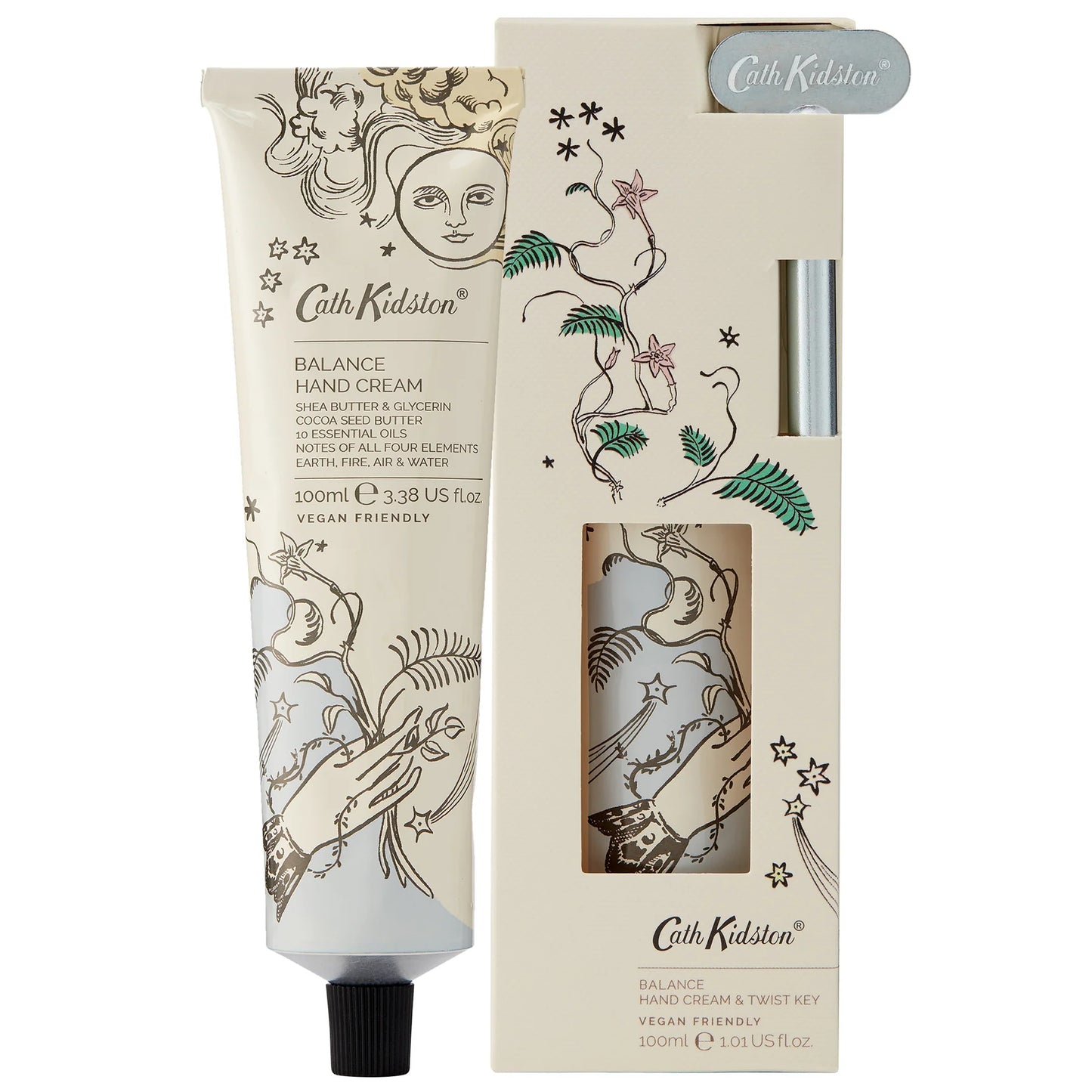 Power To The Peaceful Balance Hand Cream / Lotion with Twist Key