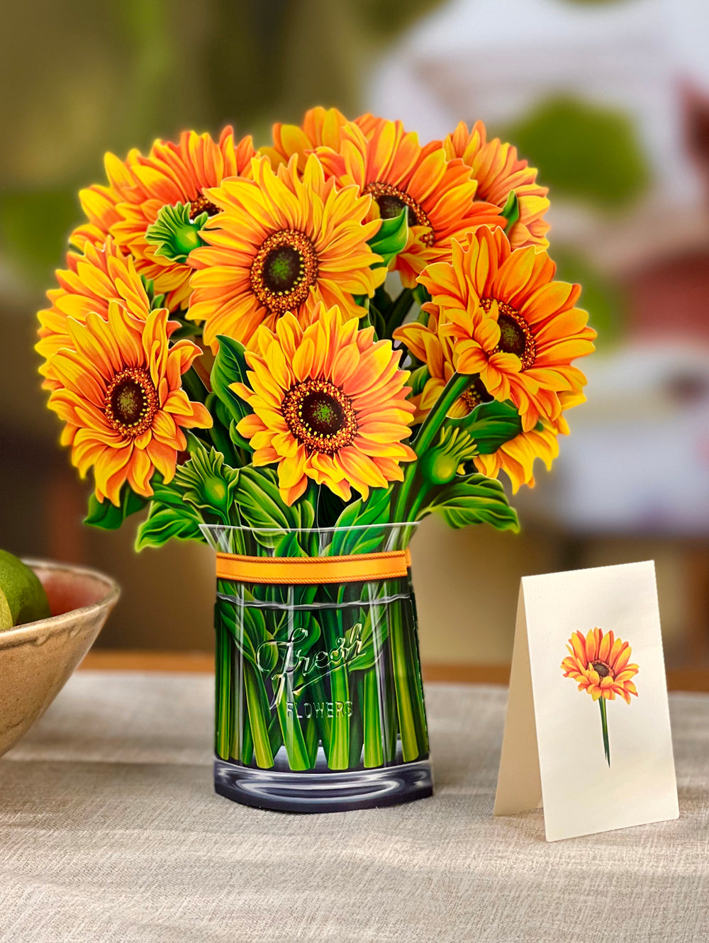 Sunflowers Pop Up Floral Bouquet