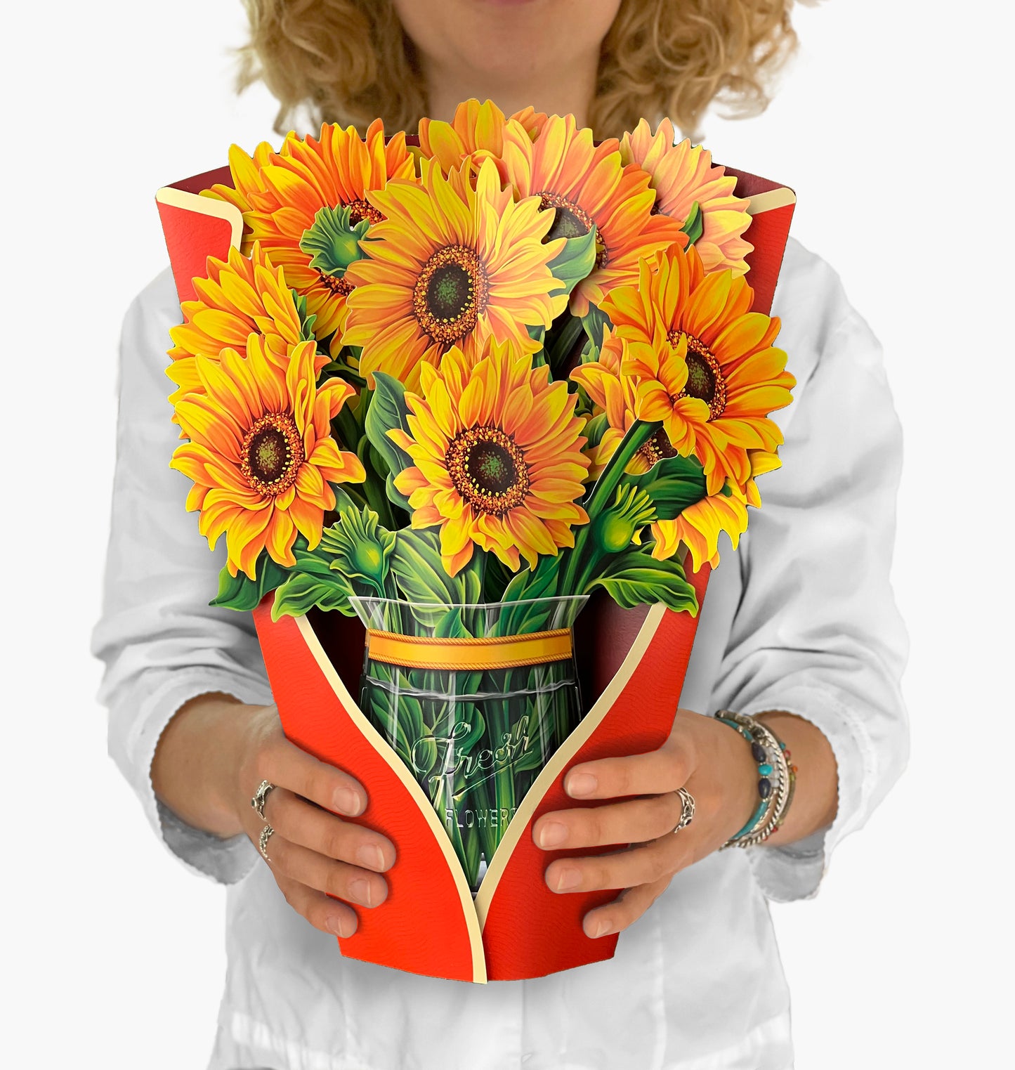 Sunflowers Pop Up Floral Bouquet