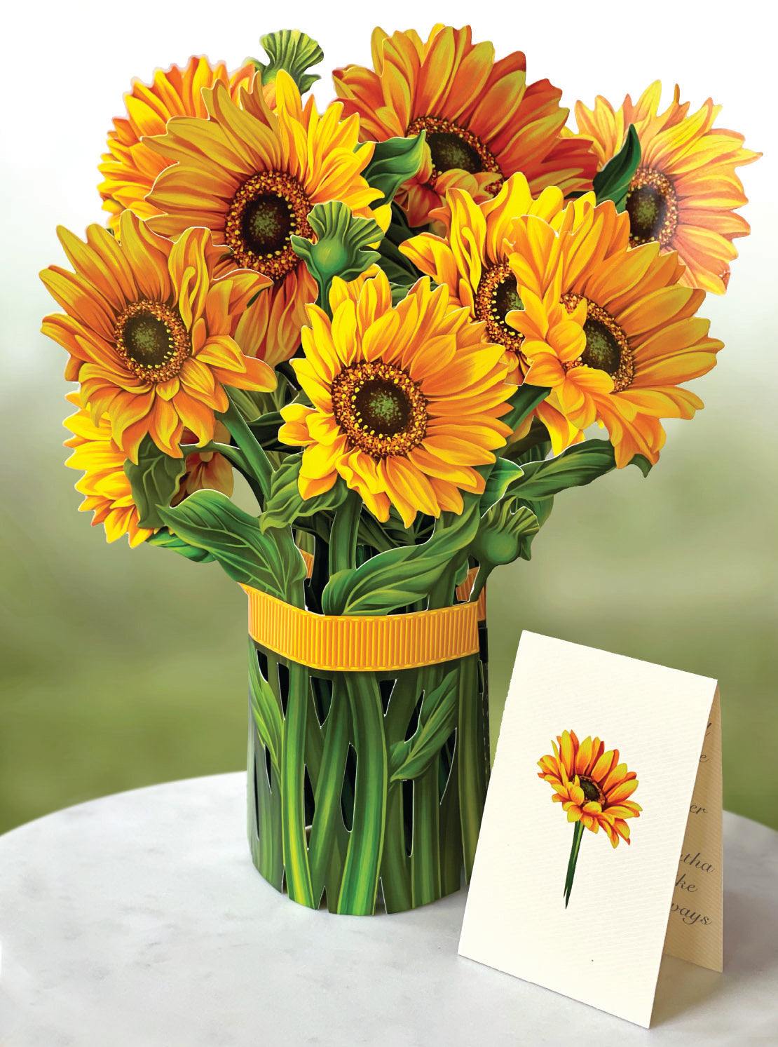 Sunflowers Pop Up Floral Bouquet