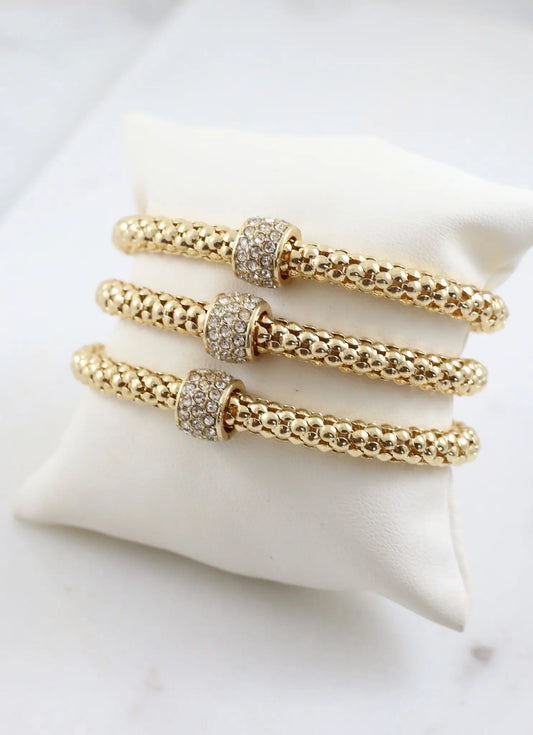 Saxton Set of Bracelets Gold