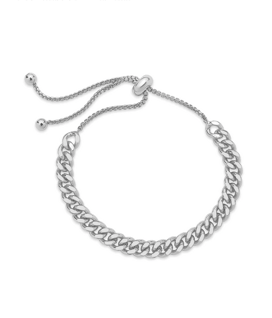 Adjustable Chain Link Bollo Bracelet