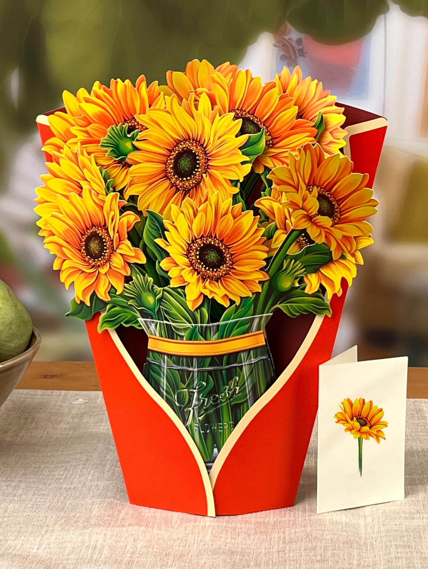 Sunflowers Pop Up Floral Bouquet