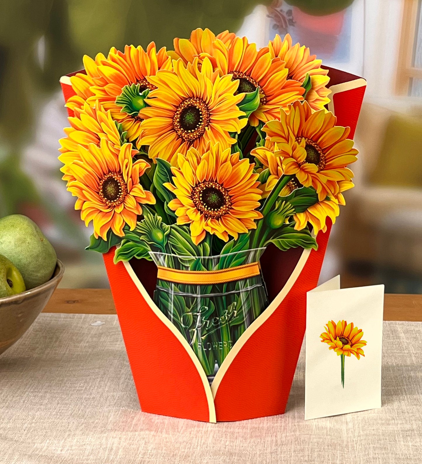 Sunflowers Pop Up Floral Bouquet