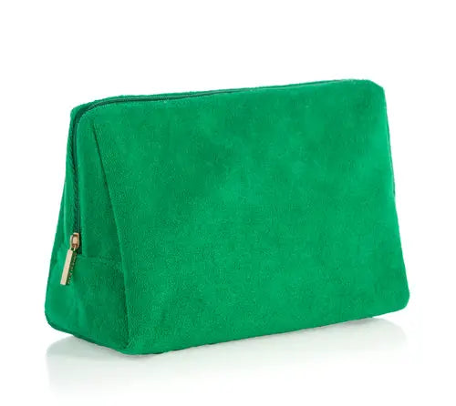 Sol Zip Pouch in Green or Pink