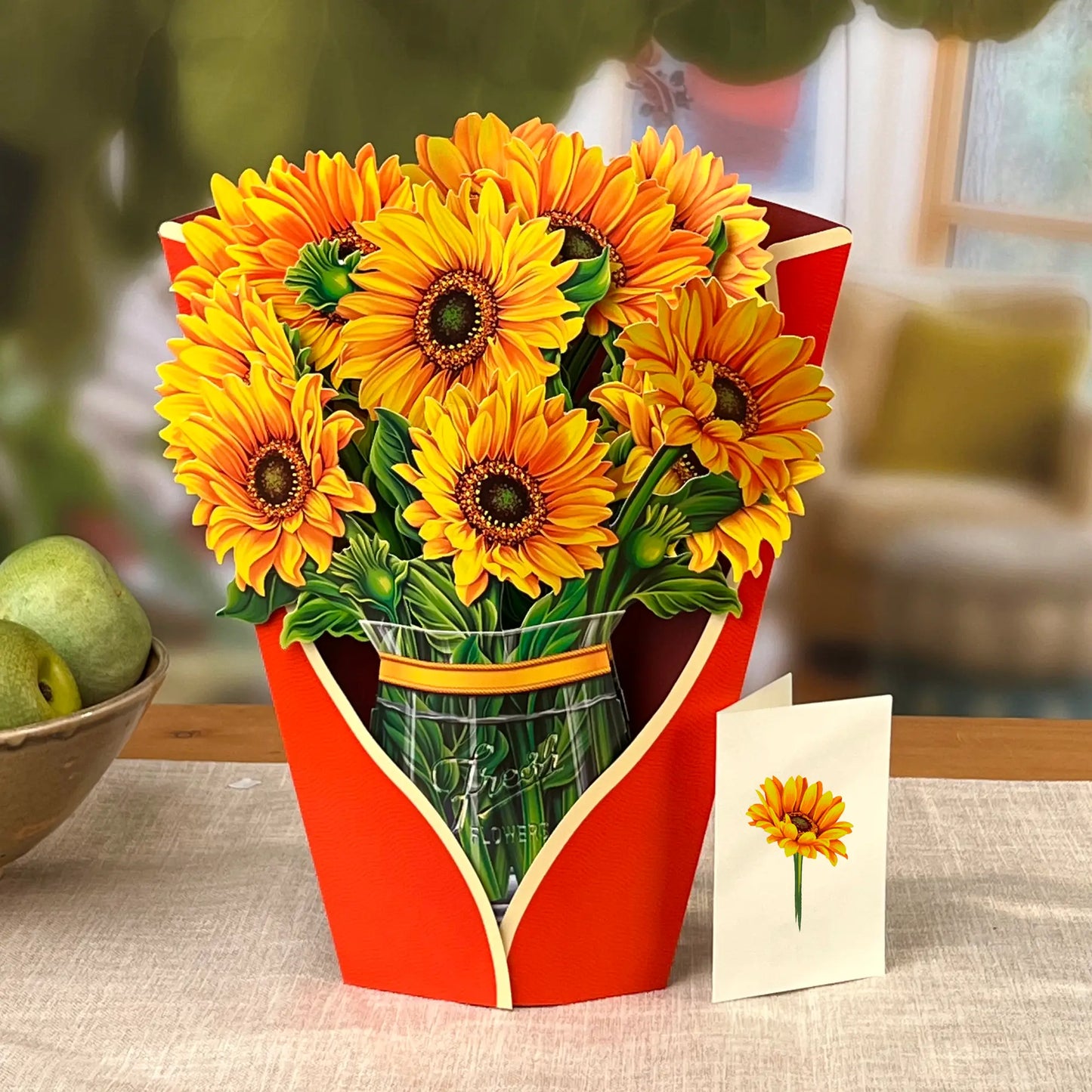 Sunflowers Pop Up Floral Bouquet