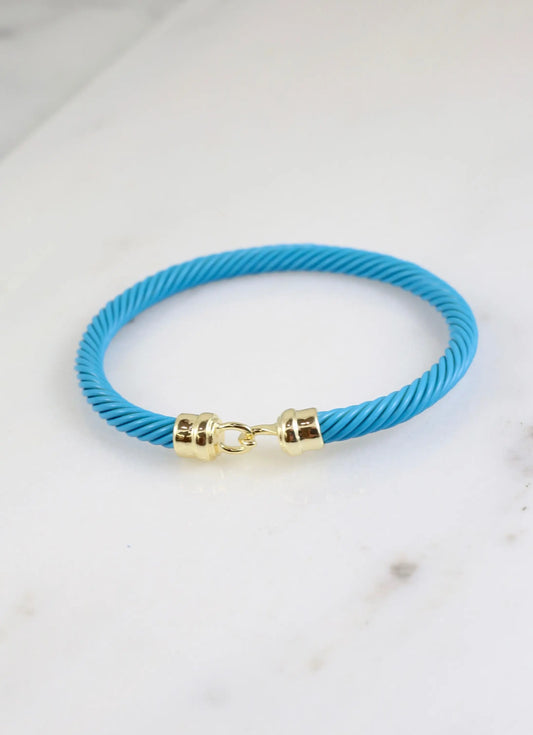 Timberland Hinge Cable Bracelet Blue