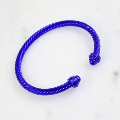 Yorkshire Cable Bracelet Blue