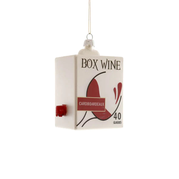 Boxed Wine Ornament 4"