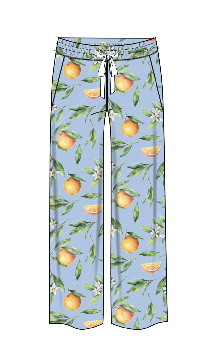 Orange Juice PJ Pants Set from PJ Salvage